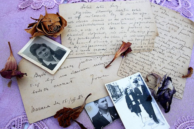 Old letters and photos