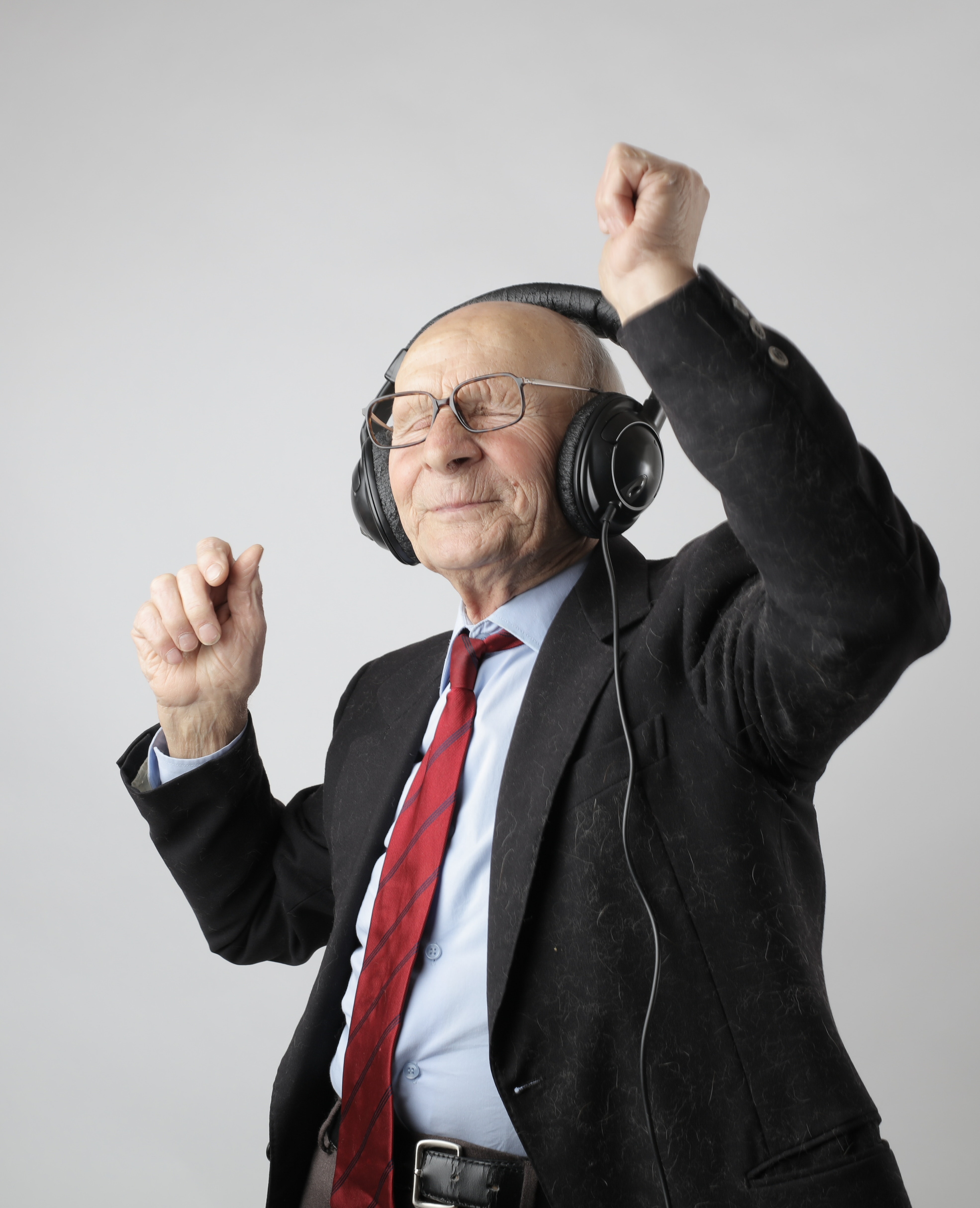 older man dancing