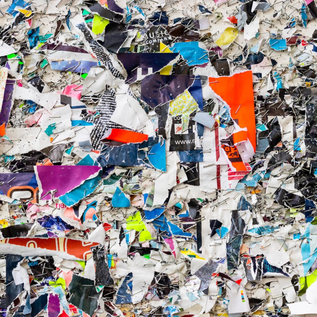 A piece of work displaying The art of collage