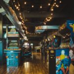 picture of a bunch of arcade games representing virtual reality arcades environment.