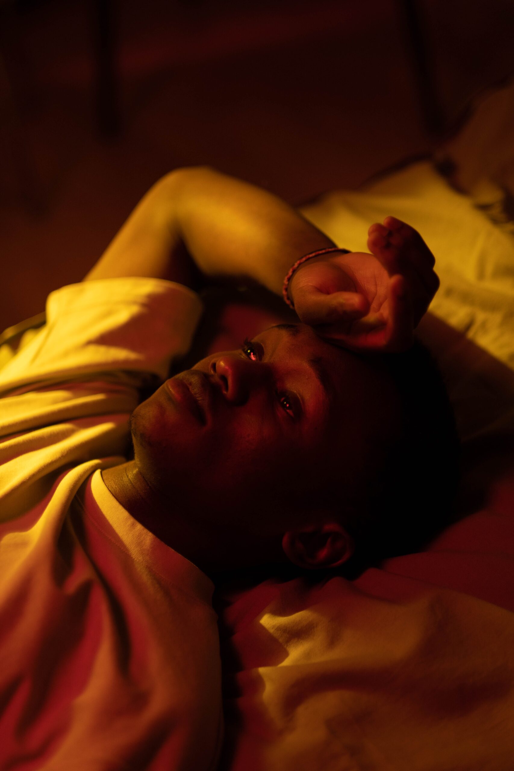 Person laying down